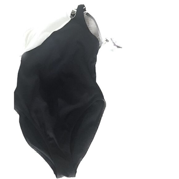 JESSICA SIMPSON Chop & Change One-Shoulder Maillot One-Piece Swimsuit swimwear S - Picture 7 of 7